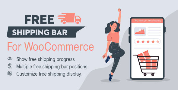 WooCommerce Free Shipping Bar