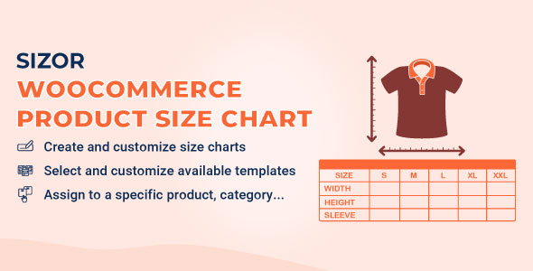Sizor - WooCommerce Product Size Chart
