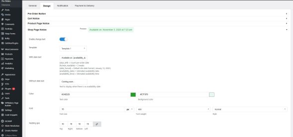Prena - WooCommerce Product Pre-Orders - Image 8
