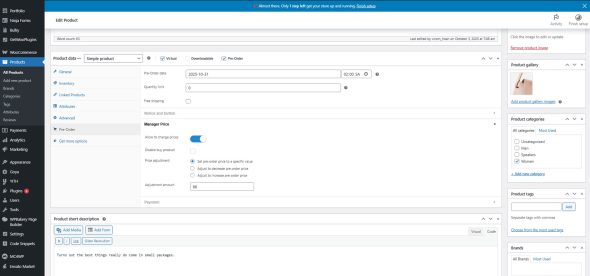 Prena - WooCommerce Product Pre-Orders - Image 9