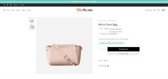 Prena - WooCommerce Product Pre-Orders - Image 3