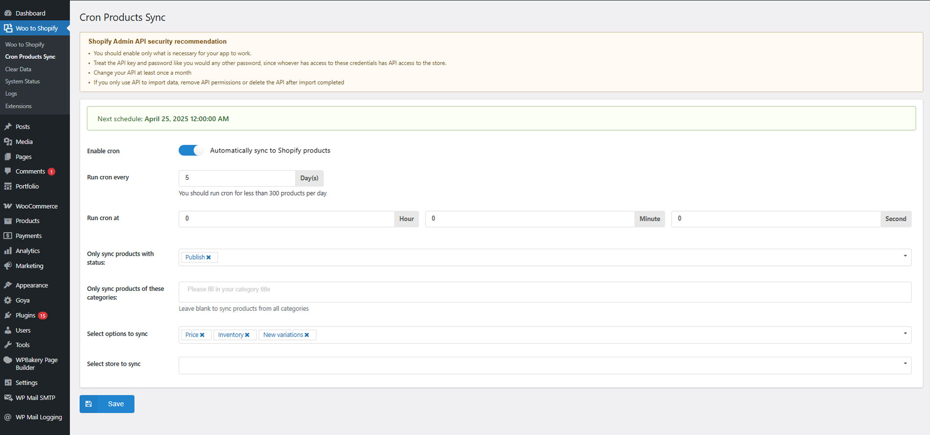 W2S - Migrate WooCommerce to Shopify