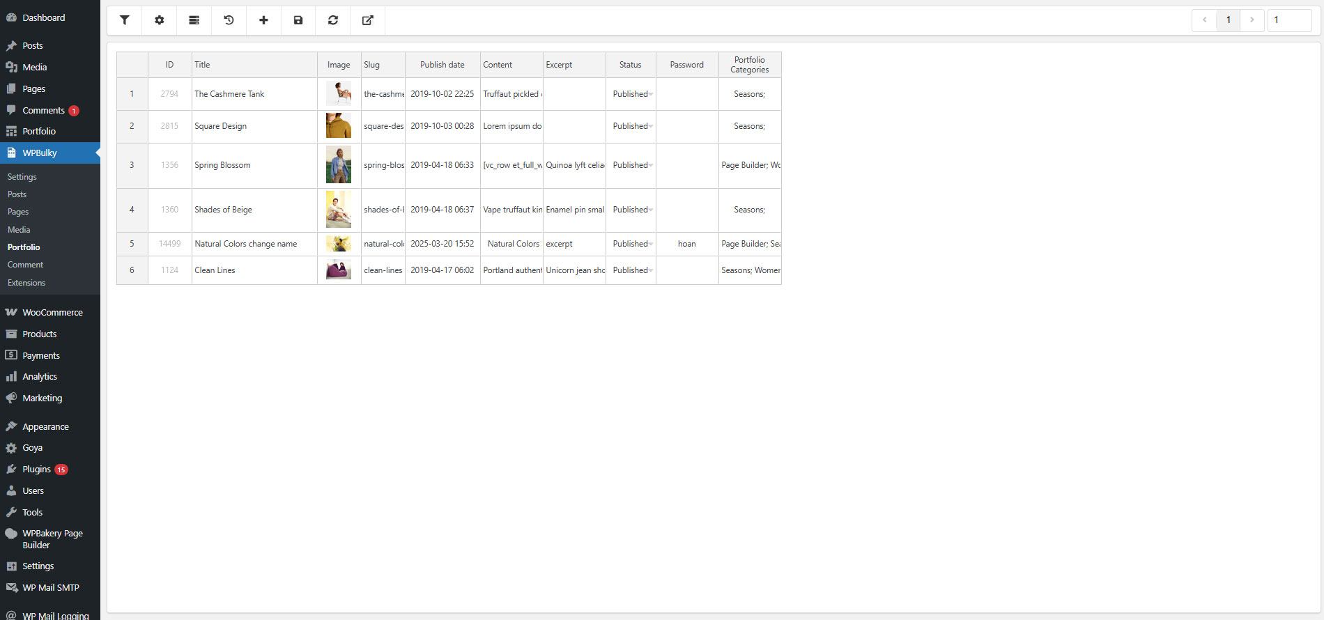 WPBulky - WordPress Bulk Edit Post Types
