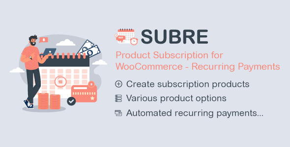 SUBRE - WooCommerce Product Subscription - Recurring Payments