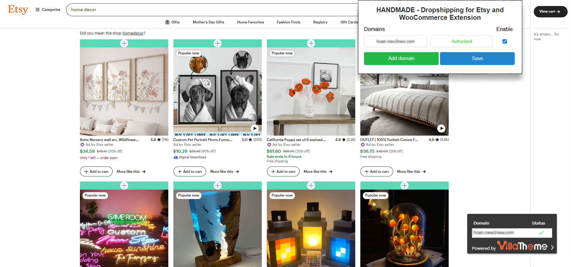 HANDMADE - Dropshipping for Etsy and WooCommerce