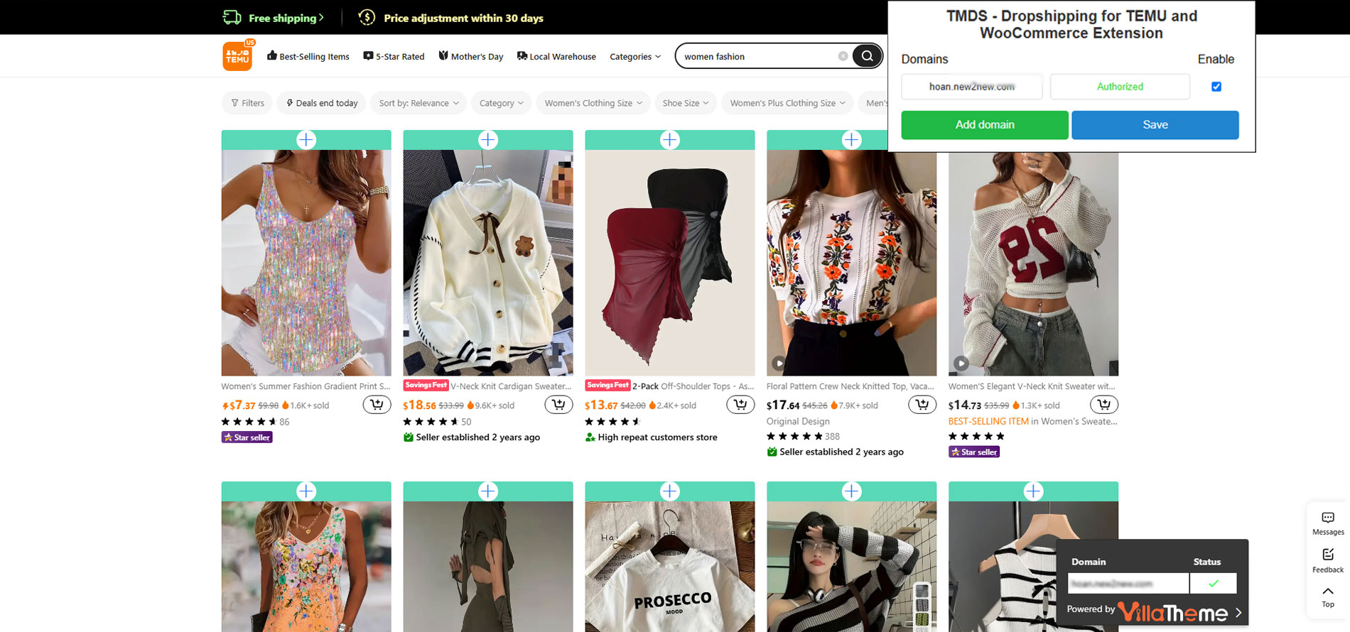 TMDS - Dropshipping for TEMU and WooCommerce
