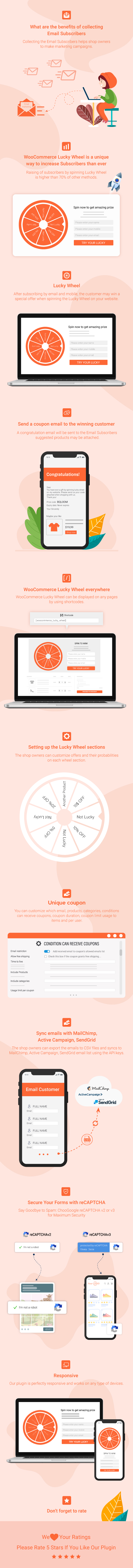 Infographic WooCommerce Lucky Wheel