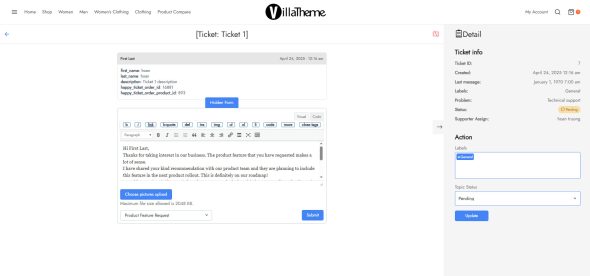 HAPPY - Helpdesk - Support Ticket System for WordPress and WooCommerce - Image 6