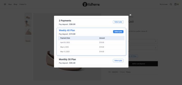 DEPART - Deposit and Part payment for WooCommerce - Image 3