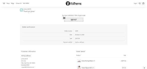 WooCommerce Thank You Page Customizer - Increase Customer Retention Rate - Boost Sales - Image 3